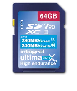 Integral INSDX64G-280/240U2 64-GB-Flash-Speicher, SD UHS-I Klasse 10