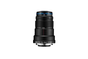 Laowa 25mm f/2.8 2.5-5X Ultra Macro Bezlusterkowiec/Lustrzanka jednoobiektywowa Obiektyw makro Czarny