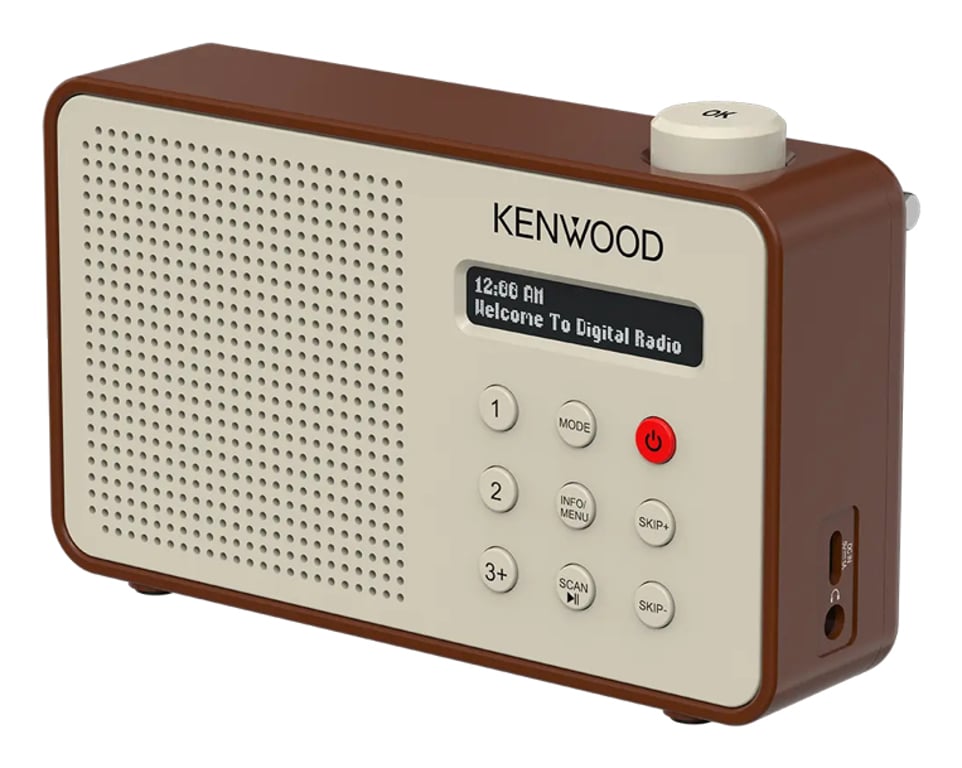 Kenwood CRM25DABT Przenośny Cyfrowy Mokka