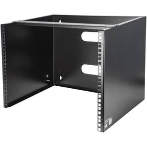 StarTech WALLMOUNT8 8U-stativ Väggmonterad skåp Svart