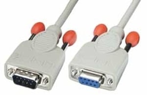 Lindy 0.5m RS232 Cable, Signal Cable, Gray