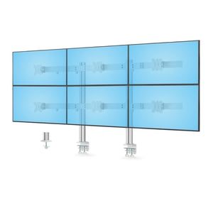 StarTech 6-MONITOR-ARM-A uchwyt / stojak do monitorów 81,3 cm (32") Biurko Biały