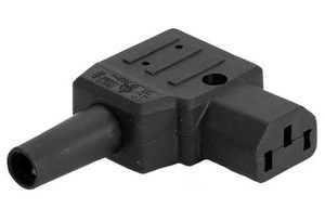Bachmann 915.173 C13 Electric Power Plug, Black