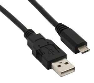 Sharkoon 4044951015474 USB 2.0 Cable, 0.5 m, USB A to Micro-USB B, Black