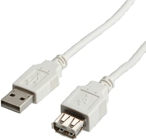 Secomp S3113 USB-Kabel USB 2.0 3 m USB A Beige