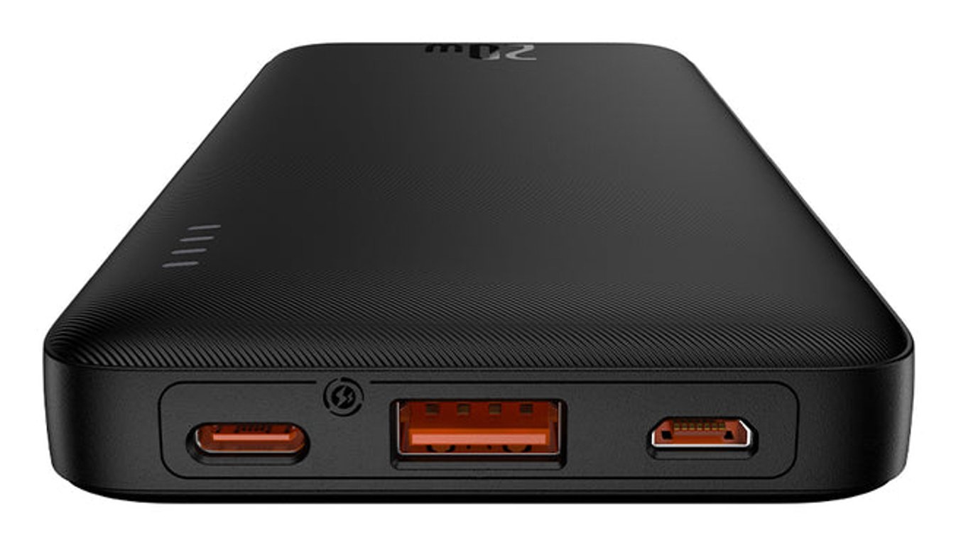 фото Зовнішній акумулятор (павербанк) Baseus Airpow 10000 mAh 20W Black (PPQD090001)