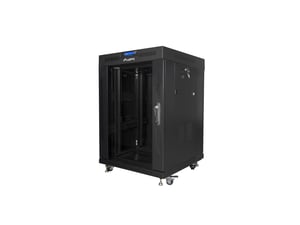 Lanberg FF01-6615-12BL 15U-rack Fristående rack Svart