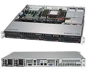 Supermicro CSE813MFTQC-R407CB Rack (1U) 0 GB