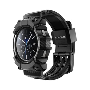 Supcase Unicorn Beetle PRO SUP-GALAXYWATCH4-UBPRO-46-BLACK inteligentne akcesorium osobiste Etui Czarny Poliwęglan (PC), Termoplastyczne elastomery poliuretanowe (TPU)
