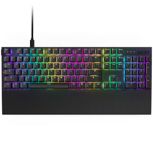 NZXT Function 2 klawiatura Uniwersalne USB QWERTZ Niemiecki Czarny