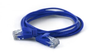 Wantec 7243 kabel sieciowy Niebieski 1 m Cat6a U/UTP (UTP)