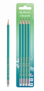 Herlitz 50033638 HB Graphite Pencil, 4-pack