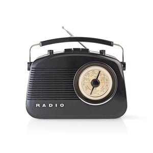 Nedis RDFM5000BK Radio, Black