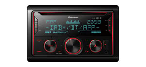 Pioneer FH-S820DAB radio samochodowe Czarny 200 W Bluetooth