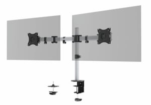 Durable 509523 Monitor Mount / Stand, 68.6 cm (27"), Wall-Mounted, Silver