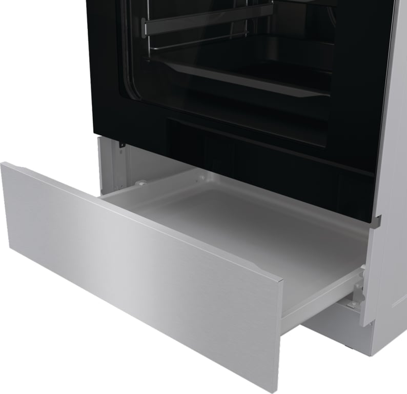 Gorenje GEIT6C60XPG Kuchenka wolnostojąca Prąd elektryczny Płyta indukcyjna strefowa Stal nierdzewna