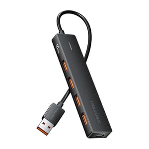 Vention CHOBB USB 3.2 Gen 2 (3.1 Gen 2) Type-A Hubs and Concentrators, 10,000 Mbit/s, Black