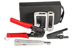 EFB Elektronik 39919.1V2 tester kabli sieciowych Tester kabli skrętakowych Czarny, Czerwony, Biały