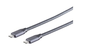 S/CONN maximum connectivity 13-47030 kabel USB USB 3.2 Gen 2x2 2 m USB C 10 Gbit/s 100 W Szary