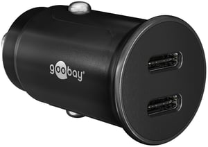Goobay 59705 ładowarka do urządzeń przenośnych Power bank, Smartfon, Tablet Czarny Zapalniczka Szybkie ładowanie Automatyczna