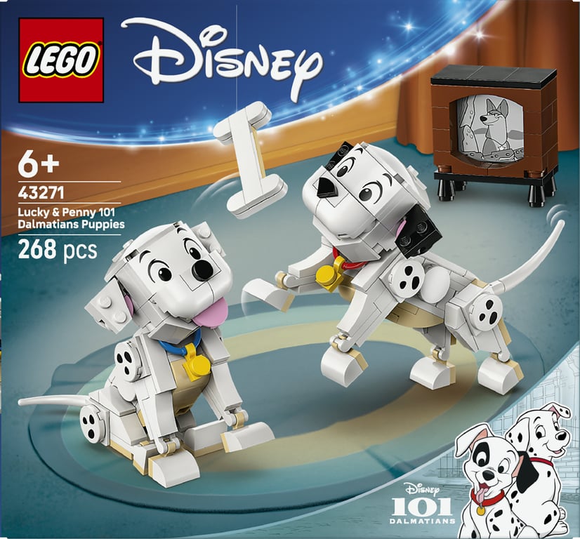 LEGO Disney 101 dalmatyńczyków — Szczeniaczki Szczęściarz i Penny