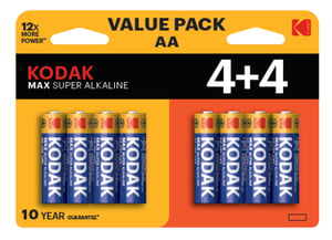 Kodak 30419902 AA-batteri för hemmabruk