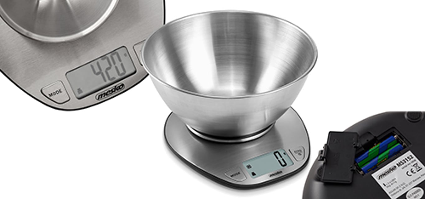 Mesko Home MS 3152 Stal nierdzewna Blat Elektroniczna waga kuchenna
