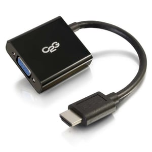 C2G 41350 0.203 m HDMI to VGA (D-Sub) Cable Adapter, Black