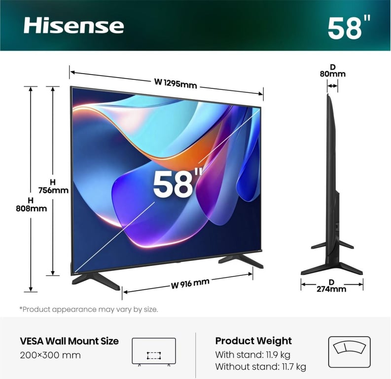 фото Телевизор Hisense 58A6S 1
