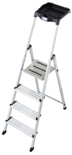 Krause 126528 stege Trappstege Aluminium, svart