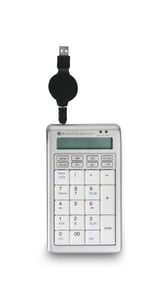 BakkerElkhuizen S-board 840 Numerischer PC-USB-Ziffernblock, Hellgrau, Weiß