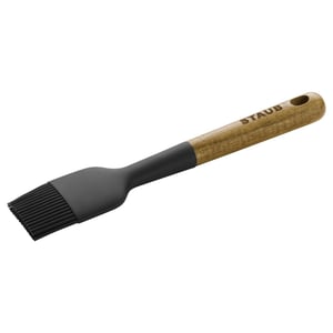 Staub 40503-109-0 Pastry Brush, Silicone, Black, Wood