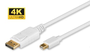 Microconnect DP-MMG-180M DisplayPort-Kabel, 2 m, Mini DisplayPort, weiß