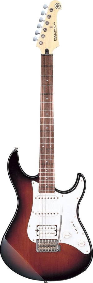 Yamaha PAC112J 6-strängad elgitarr Svart, Brunt, Vitt
