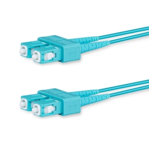 Lanview LVO231476 InfiniBand/Fiber Optic Cable, 10 m, 2x SC, Aqua