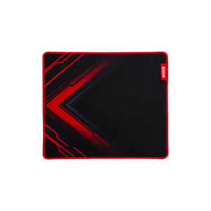 Marvo G49 Gaming Mouse Pad, Large 450x400x3mm, mjuk mikrofiberyta för hastighet och kontroll med halkfri gummibas och sydda kanter, svart och röd Gamingmusmatta Svart, Röd