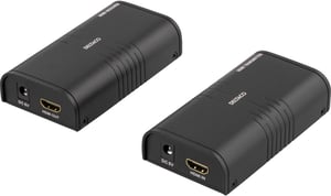 Deltaco HDMI-221 AV Extender AV Transmitter and Receiver, Black