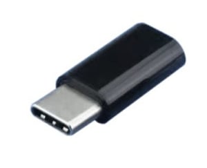 EFB Elektronik EBUSBCM-MIKROBF przejściówka do kabli USB-C USB Micro-B Czarny