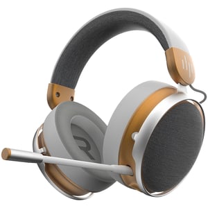 Dark Project DPP_SONO_WLESS_WHITE słuchawki/zestaw słuchawkowy Przewodowy i Bezprzewodowy Opaska na głowę Gaming USB Type-C / USB Type-A Bluetooth Złoto, Biały