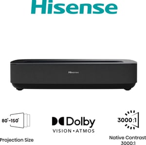 Hisense Laser TV PL2 projektor Projektor ultrakrótkiego rzutu 2700 ANSI lumenów DLP UHD 4K (3840x2160) Czarny