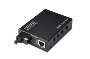Digitus dubbelriktad Fast Ethernet-mediekonverterare, RJ45 / SC