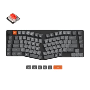 Keychron K15 Max klawiatura Uniwersalne USB + RF Wireless + Bluetooth QWERTY Angielski Szary