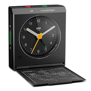 Braun BC05B Wand-/Tischuhr Analoguhr Rechteckig Schwarz