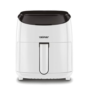 Zelmer ZAF3551W Single-Basket 3.5 L Standalone 1200 W Low-Fat Air Fryer, Black, White