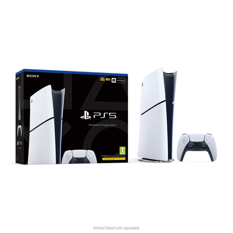 Sony PlayStation 5 Slim Digital 1,02 TB Wi-Fi Czarny, Biały