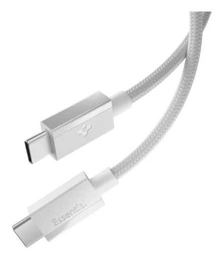 Spigen EB6015CC kabel USB 1,5 m USB C 0,48 Gbit/s 60 W Biały