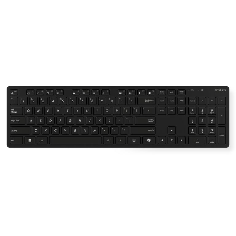 ASUS W5000 klawiatura Dołączona myszka Uniwersalne RF Wireless Czarny