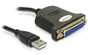 DeLOCK USB 1.1 Paralleladapter, serielles Kabel, 0,8 m