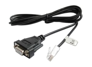 APC AP940-0625A DB9 to RJ45 Cable Adapter, Black