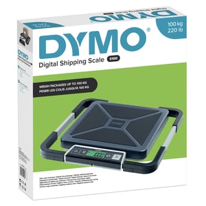DYMO S100 Digital Shipping Scale | Up to 100 kg | USB/AC power or AAA batteries